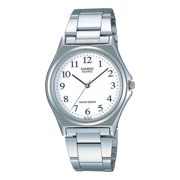 CASIOMen's  STANDARD Series White quartz waterproof Stainless Steel Strap Mens