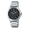 CASIOWaterproof Quartz Silver/ Black Analog