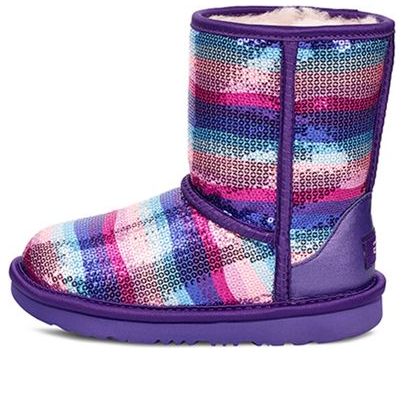 UGG(PS)  Classic Short II Rainbow Purple