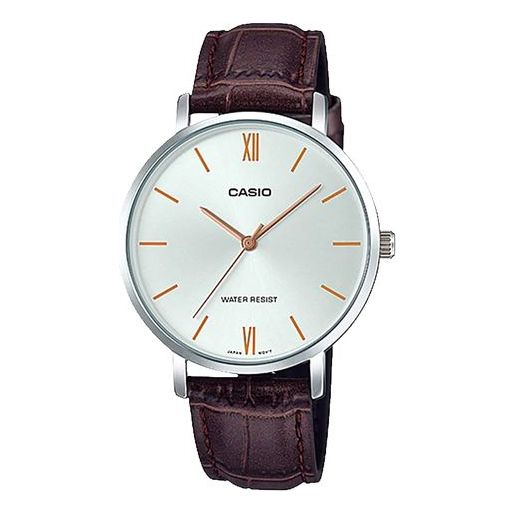 CASIOLadies Quartz Dark-Purple Brown Analog
