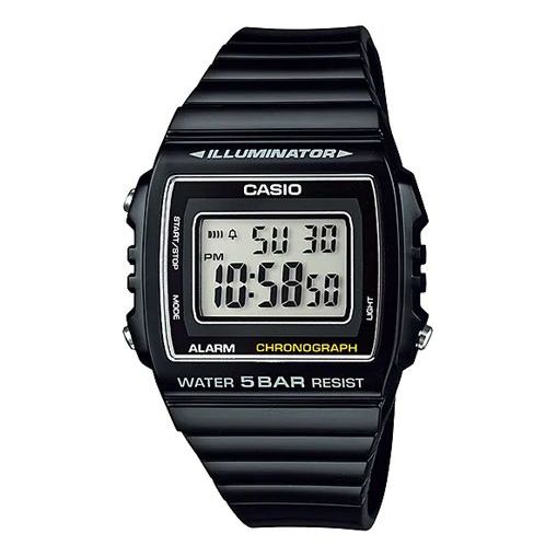 CASIOCasio Retro Stylish Simplicity Digital Cube Watch 'Black White'