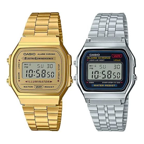 CASIOCasio Standard Digital Watch 'Silver Gold'