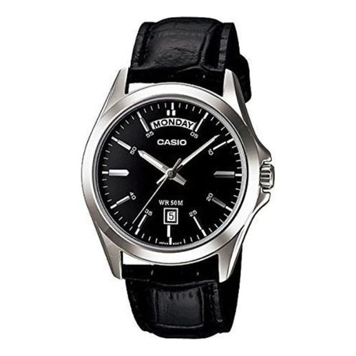 CASIOWaterproof Unisex Mens Black Analog
