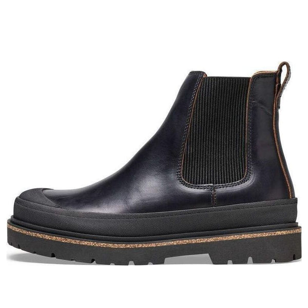 Birkenstock(WMNS)  Prescott Slip On Women Waxy Leather Narrow Fit 'Black'