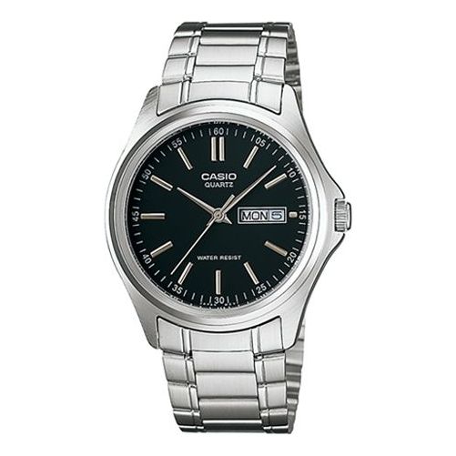 CASIOCasio Standard Simplistic Steel Analog Watch 'Silver Black'