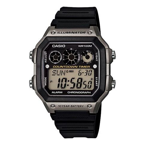 CASIOG Shock Waterproof Mens Black Digital