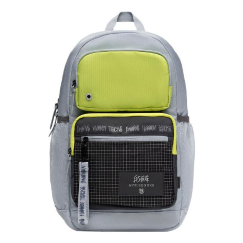 Li-NingBadFive Graphic Backpack 'Grey Green'