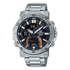 CASIOWaterproof EDIFICE Mens SilverBlack Analog
