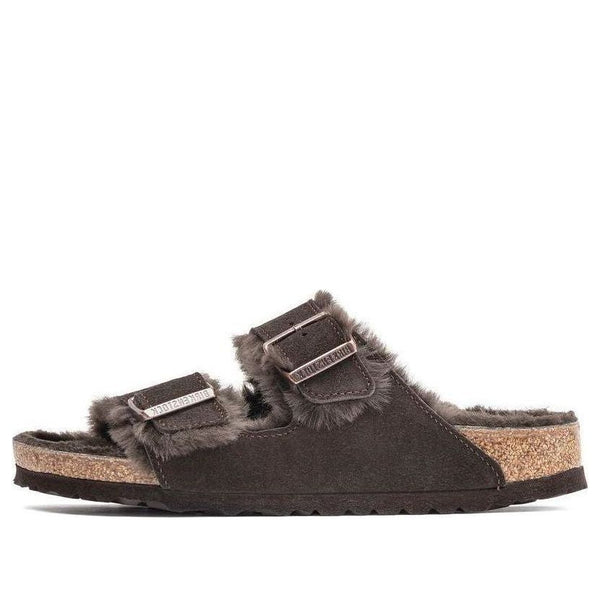 BirkenstockArizona Shearling Suede Leather 'Mocca'