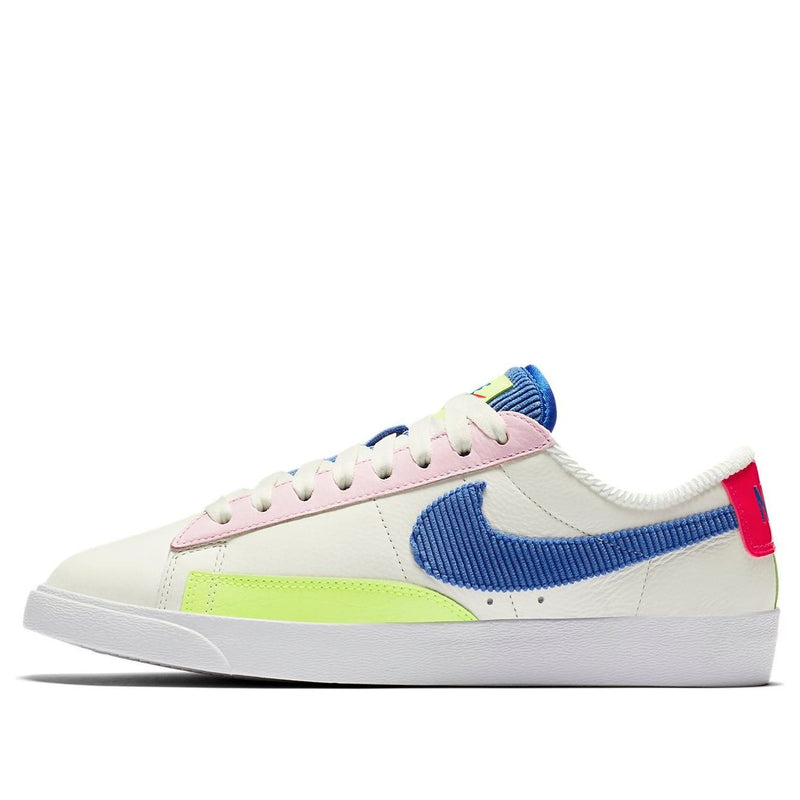 Nike(WMNS)  'S Blazer Low Sail/Racer Blue-Arctic Pink