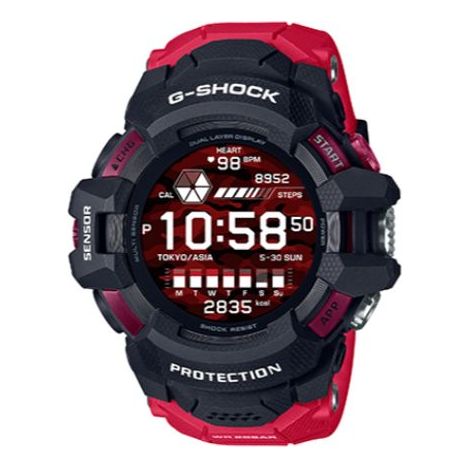 CASIOG-Shock Digital 'Black Red'