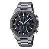 CASIOWaterproof Sports EDIFICE Solar Powered Mens Black Analog