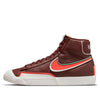 NikeBlazer Mid '77 Infinite Dark Team Red 'Brown Orange Green'