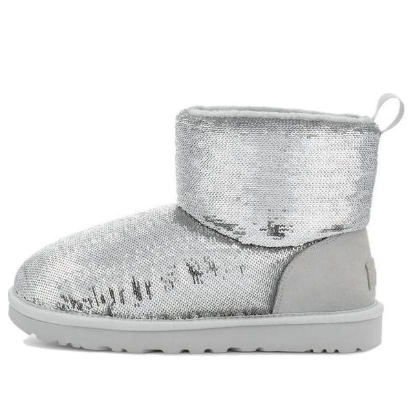 UGG(WMNS)  Classic Mini Boot 'Mirror Ball Silver'