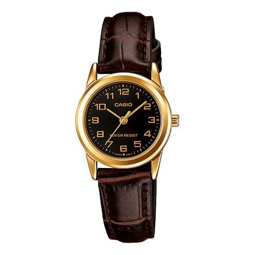 CASIOQuartz Waterproof Black Dial Black Analog