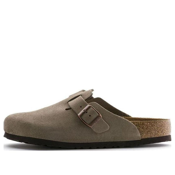 BirkenstockBoston Soft Footbed Mules 'Taupe '