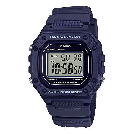 CASIOWaterproof Sports Unisex Mens Blue Digital