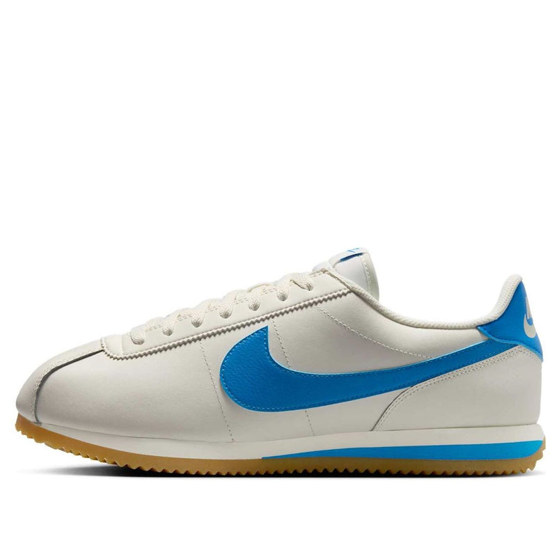 NikeCortez Leather 'Sail Gum Yellow Light Photo Blue'