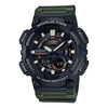 CASIOG Shock Sports Waterproof Mens BlackGreen Analog/Digital Combo