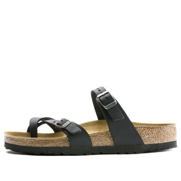 BirkenstockMayari Natural Leather Oiled 'Black'