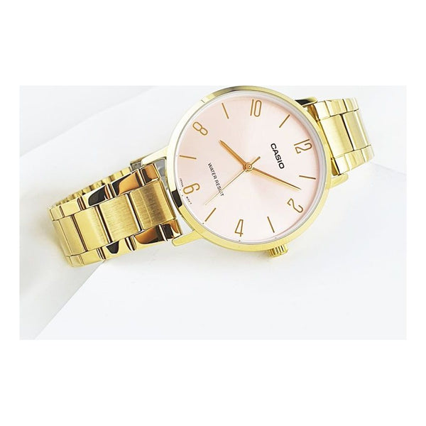 CASIOQuartz Waterproof Pink Watch Dial Pink Analog