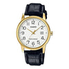 CASIODRESS Series Quartz Black/White Black Strap Black Analog