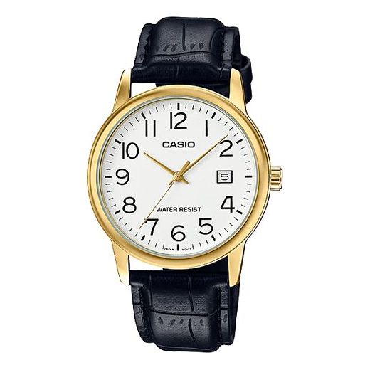 CASIODRESS Series Quartz Black/White Black Strap Black Analog