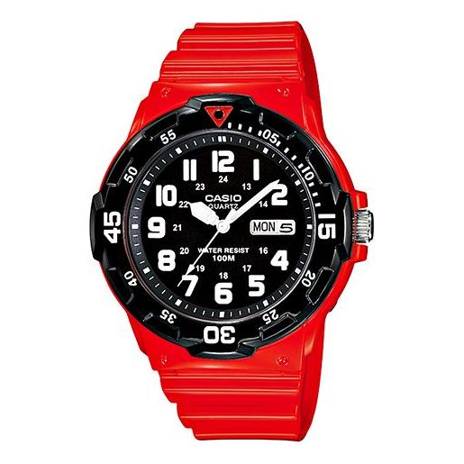 CASIOMale YOUTH Japan / South Korea Fashion Sports Mens Red Analog