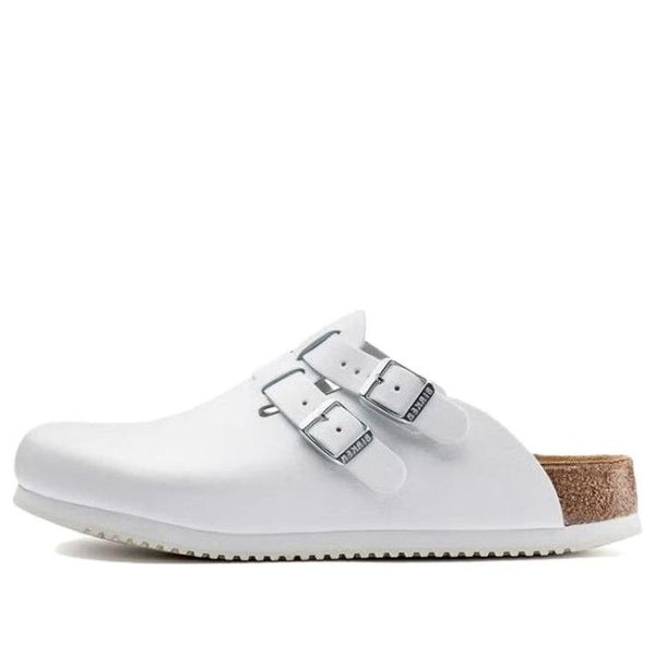 BirkenstockKay SL Natural Leather Sandals 'White'