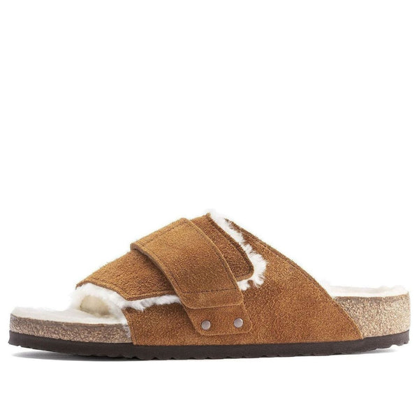 BirkenstockKyoto Shearling Suede Leather 'Mink'