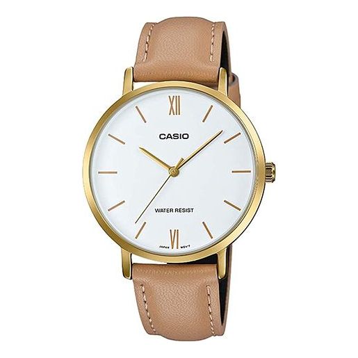 CASIODRESS Minimalistic Business quartz Watch Brown Analog