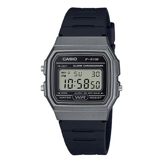CASIOWaterproof Unisex Mens Black/Grey Digital