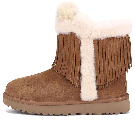 UGG(WMNS)  Darlala Classic Fleece Lined Brown