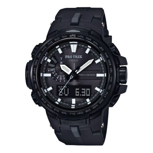 CASIOWaterproof Sports Shockproof Solar Powered Quartz Mens Black Analog