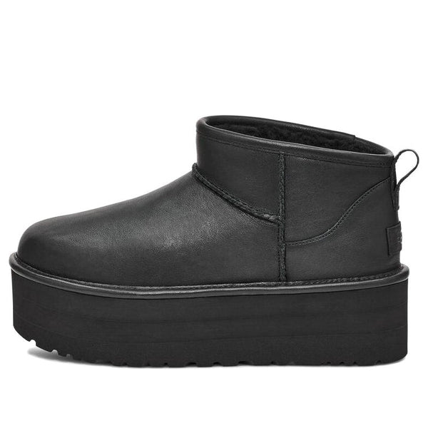 UGG(WMNS)  Classic Ultra Mini Platform Boot 'Black Leather'