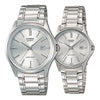 CASIOCouple Quartz Waterproof Unisex Silver Analog