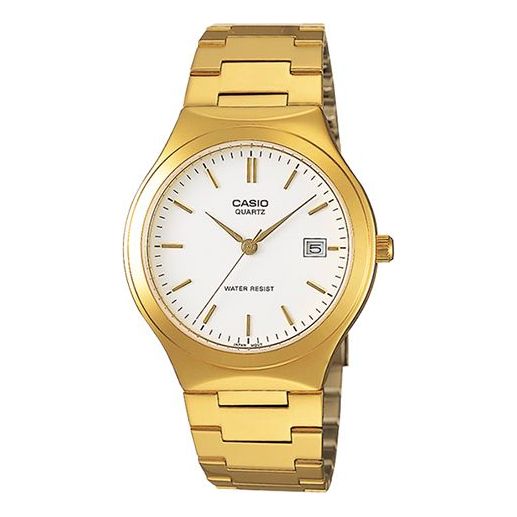 CASIOQuartz Waterproof Mens White Analog