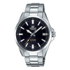 CASIOWaterproof EDIFICE Sapphire Crystal Mens Silver Analog