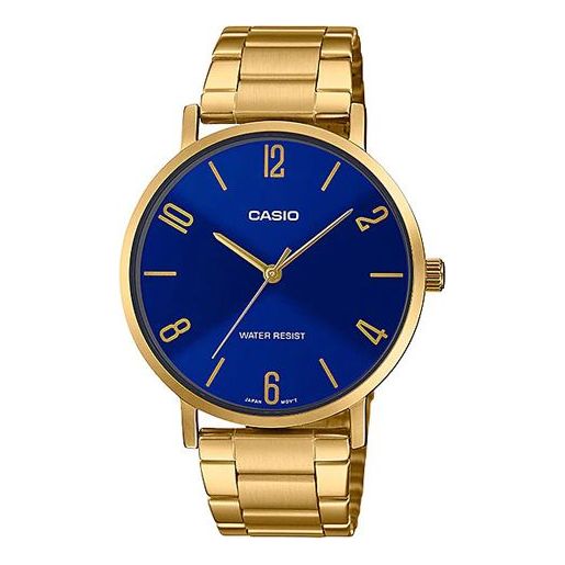 CASIOMale DRESS Japan / South Korea Fashion Waterproof Blue Watch Dial Blue Analog