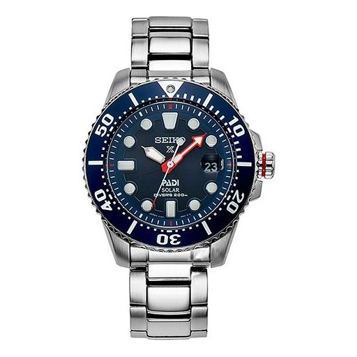 SEIKOX PADI Eco Drive Silver/Blue