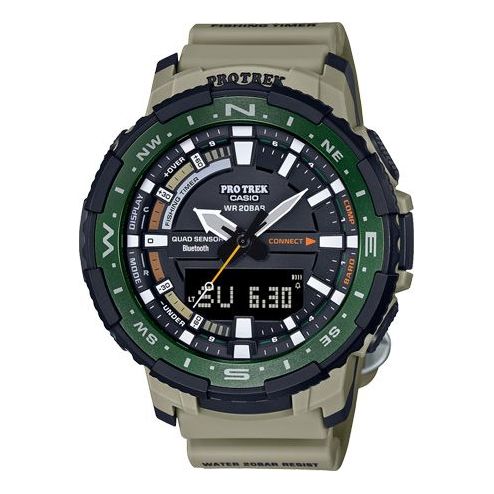 CASIOSports Mens Brown Analog/Digital Combo