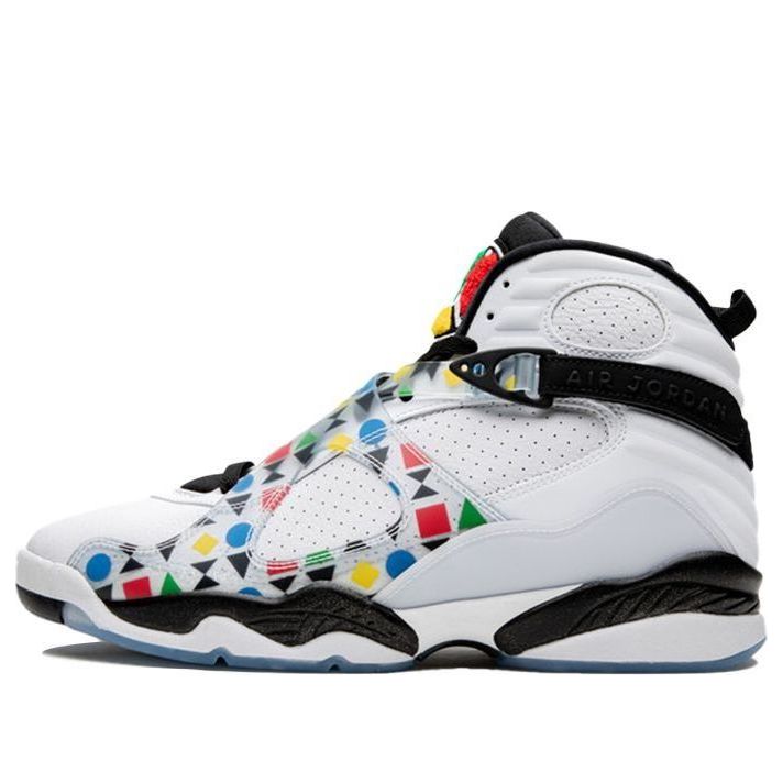 Air Jordan8 Retro 'Quai 54 White'