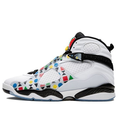 Air Jordan8 Retro 'Quai 54 White'