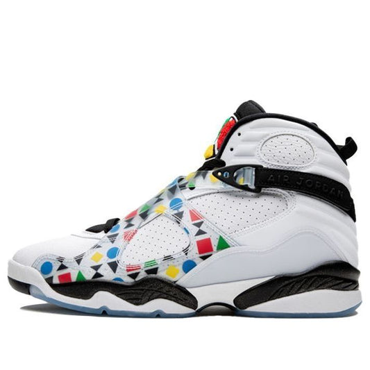Air Jordan8 Retro 'Quai 54 White'
