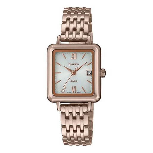 CASIOCasio Sheen Business Analog Watch 'Rose Gold White'