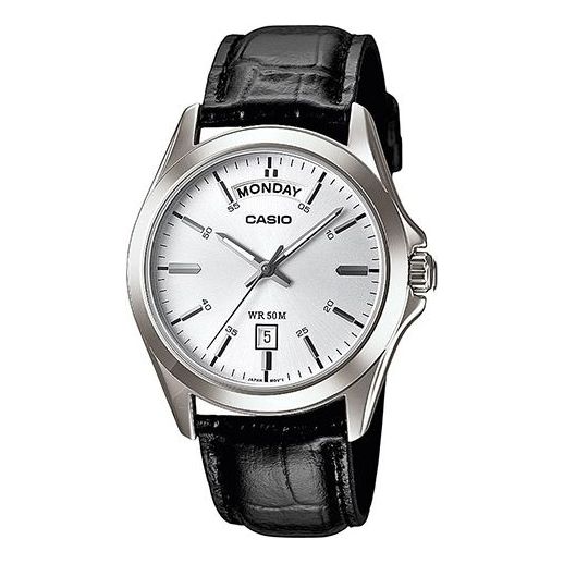 CASIOWaterproof Unisex Mens Silver Analog