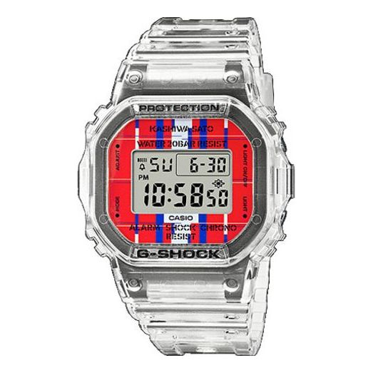 CASIOG-Shock Digital 'White orange'