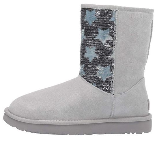 UGG(WMNS)  Classic Short 'Sequin Stars Grey'