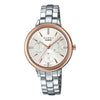 CASIOWaterproof SHEEN Sapphire Crystal Silver Analog