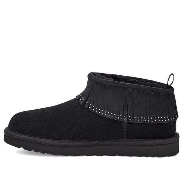 UGG(WMNS)  Ultra Mini Fringe Bling 'Black'